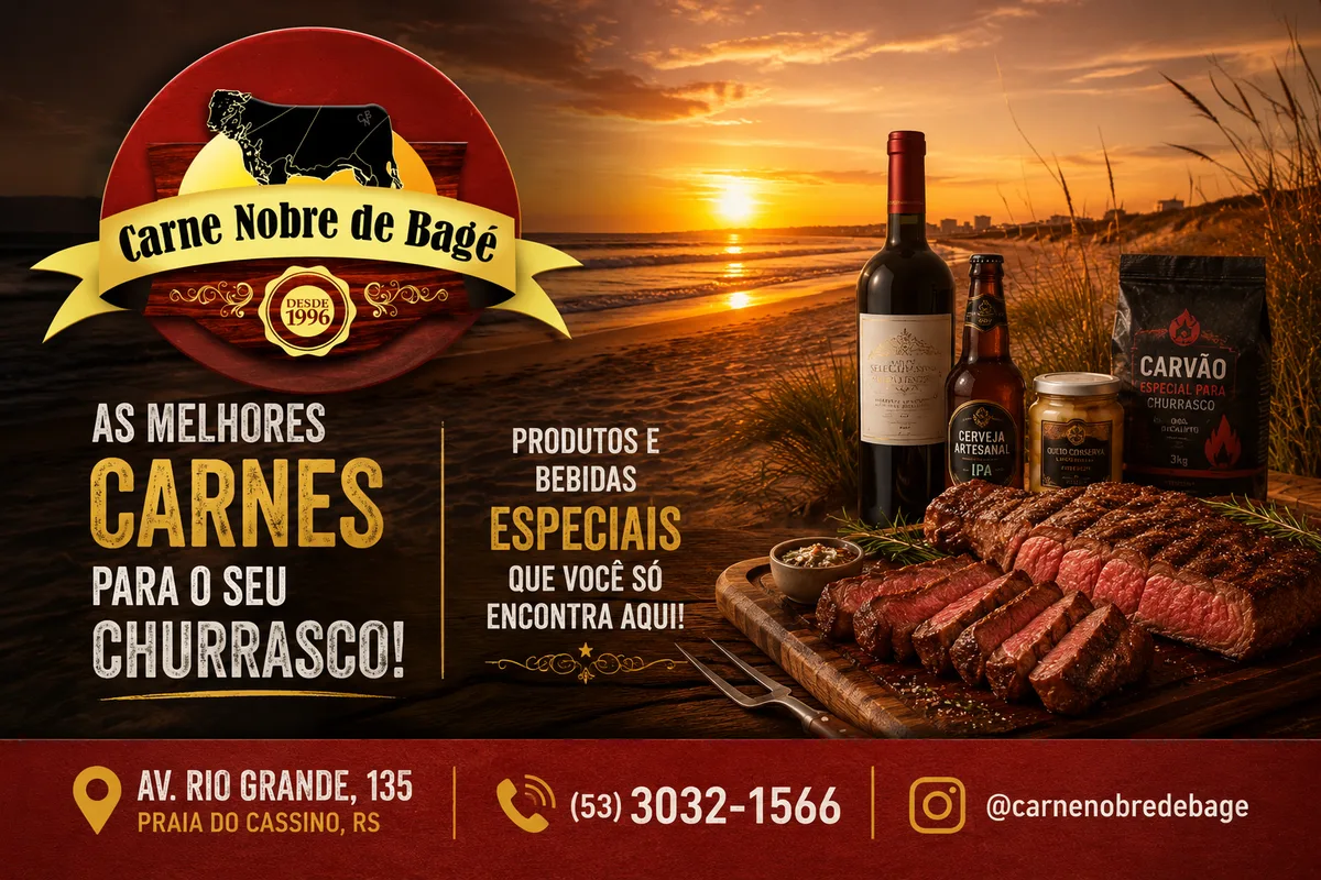 Anúncio de Carne Nobre de Bagé